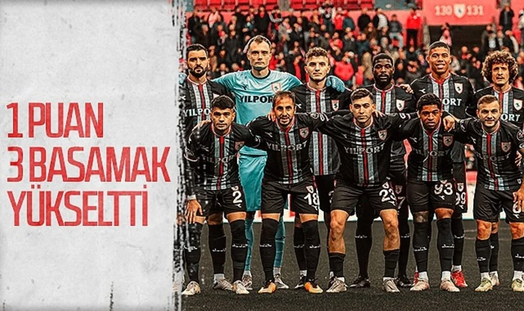 1 puan Samsunspor'u 3 basamak yükseltti
