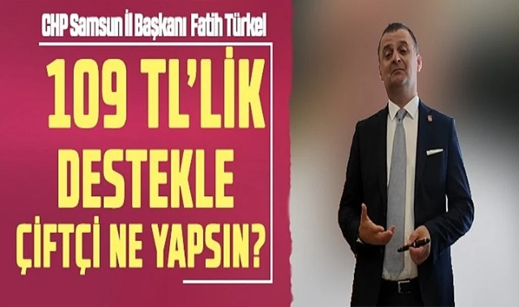 109 TL'lik destekle çiftçi ne yapsın?
