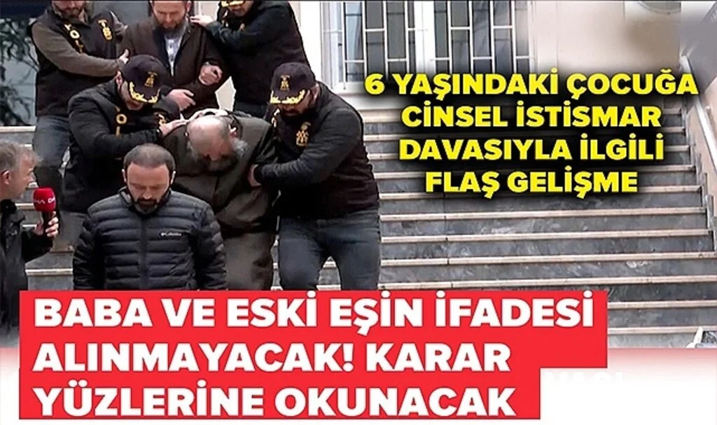 6 Yaşındaki Kız Çocuğunun İstismarıyla İlgili Baba ve Eski Eş Adliyeye Gönderildi