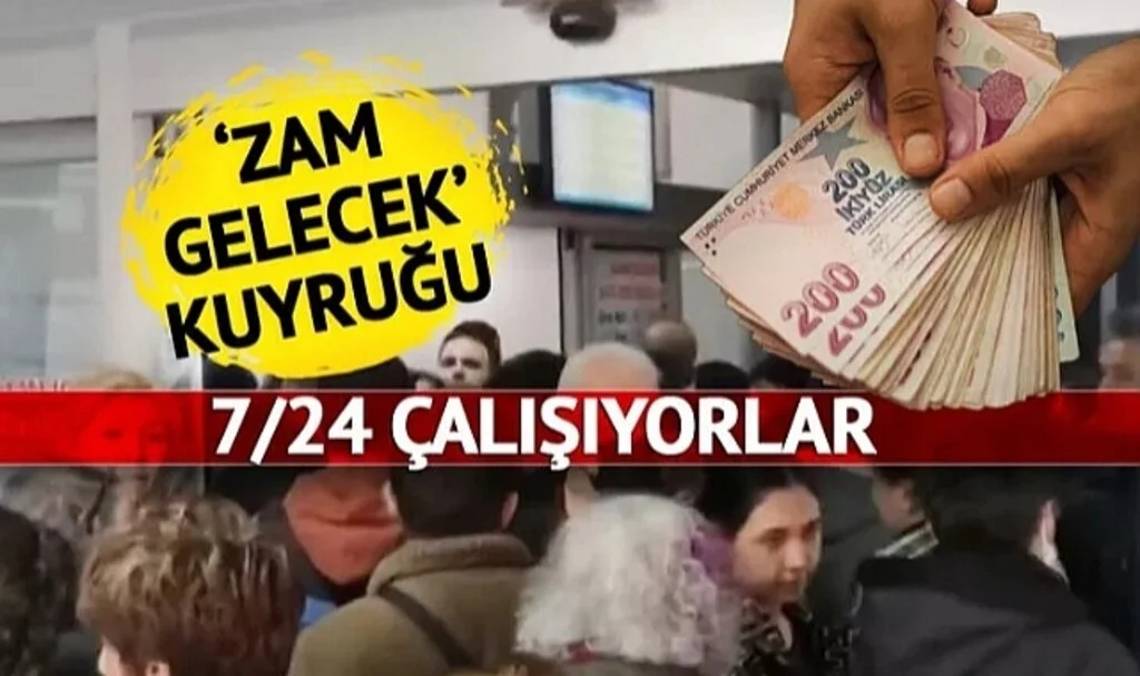 7/24 çalışıyorlar cumartesi de mesai eklendi! Zam gelecek diye kuyruk oldular…