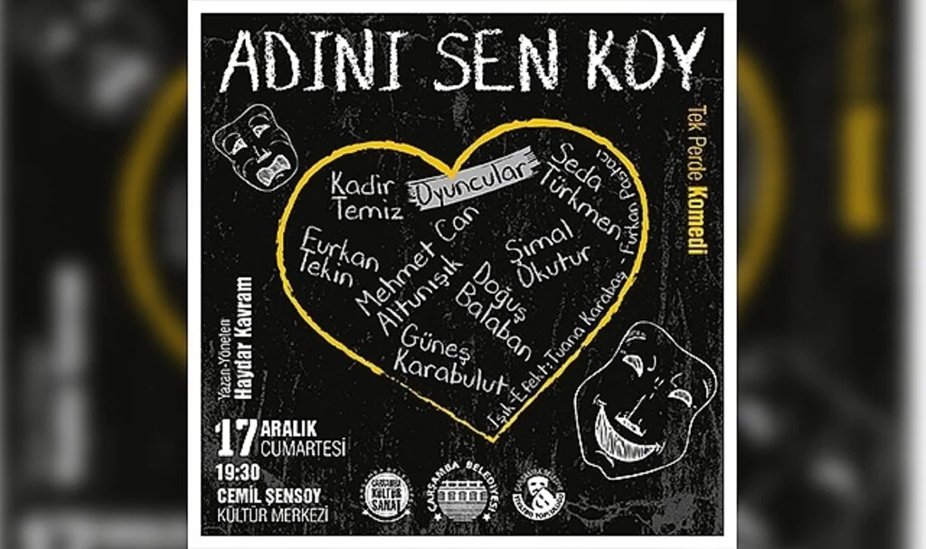 'Adını Sen Koy'  Çarşamba'da Sahneye Çıkıyor 