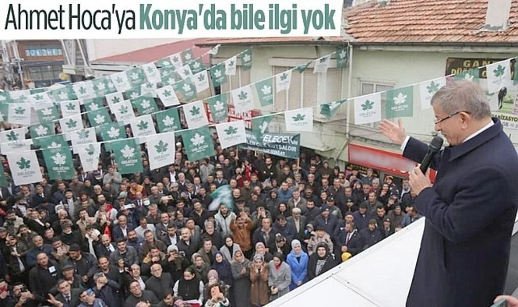 Ahmet Davutoğlu'na Memleketi Konya'da İlgi Gösterilmedi