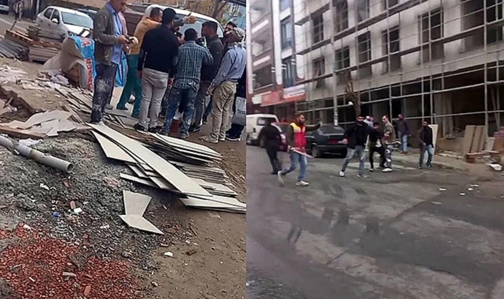 ’Arabamı çizdin’ kavgasında ortalık savaş alanına döndü