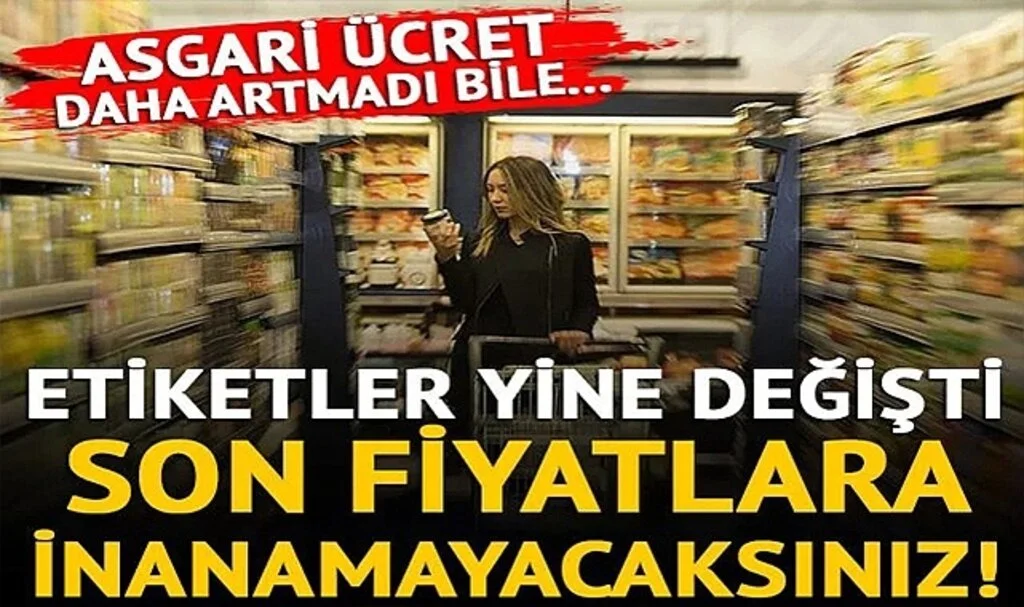 Asgari Ücret Artmadan Her Şeye Zam Geldi! Ürünlere Yılbaşı Zammı Geldi, Son Fiyatlara İnanamayacaksınız…