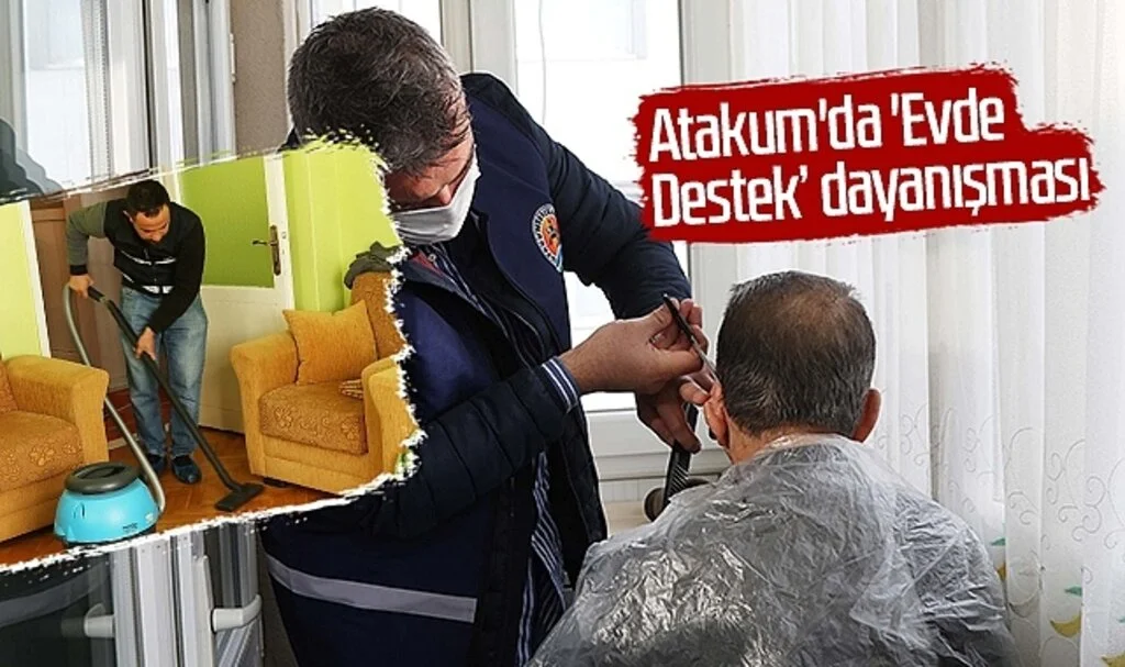 Atakum'da 'Evde Destek' Dayanışması 
