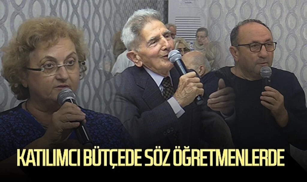 Atakum'da katılımcı bütçede söz öğretmenlerde