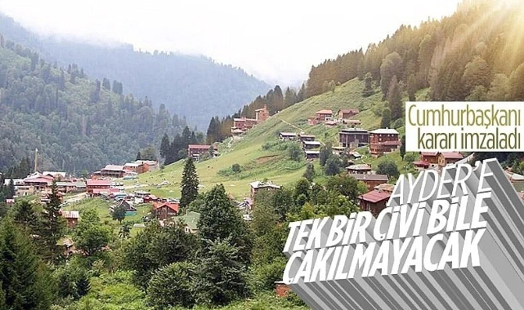Ayder Yaylası'nın Koruma Statüsü Değiştirildi