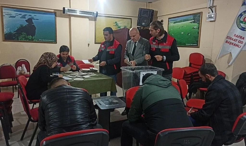 Bafra'da Çeltik Komisyonu Üye Seçimi