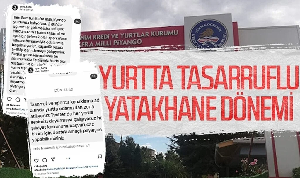 Bafra Milli Piyango Yurdu'nda tasarruf düzenine tepki
