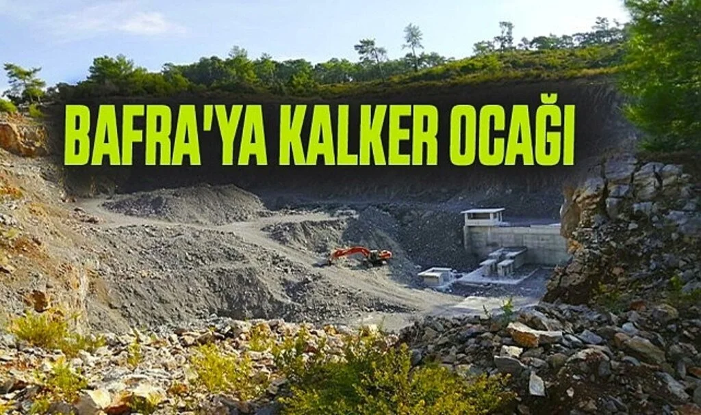 Bafra'ya  Kalker Ocağı 