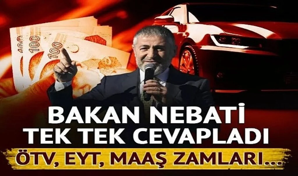 Bakan Nebati'den son dakika EYT ve ÖTV açıklaması: 'Gelecek hafta paylaşacağız'
