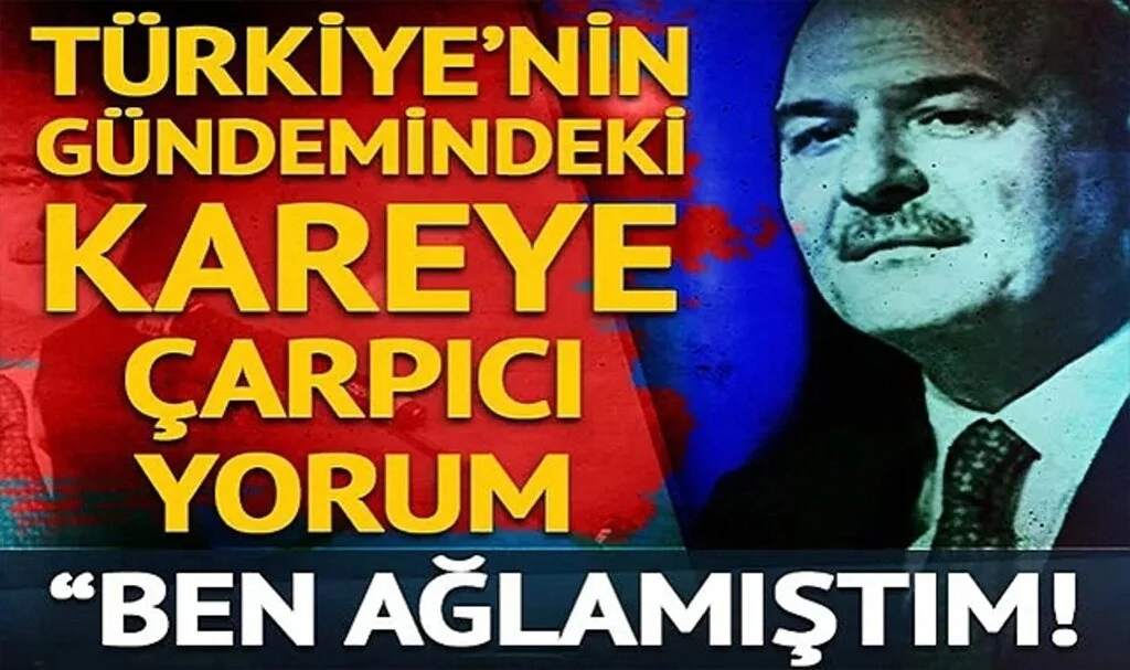 Bakan Soylu'dan Türkiye'nin gündemindeki fotoğrafa çarpıcı yorum: Ben ağlamıştım!