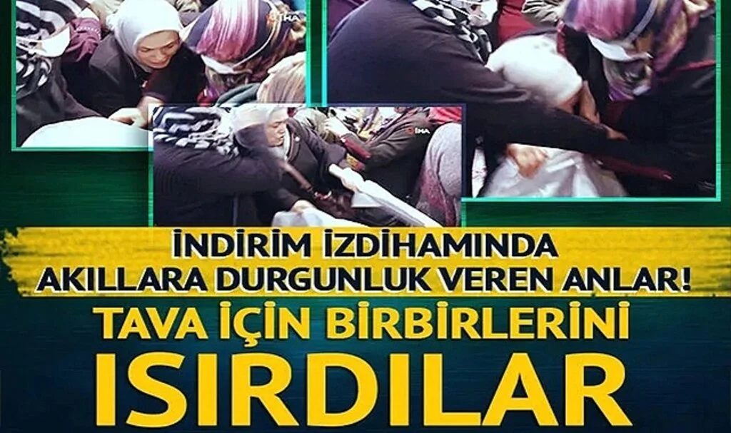 Başkent'te Yüzde 50 İndirim Yapan Mağazada Vatandaşlar Birbirini Isırdı! İşte O Anlar