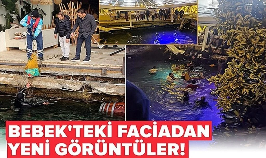 Bebek'te Çöken Restoran İskelesine İlişkin Yeni Görüntüler Ortaya Çıktı