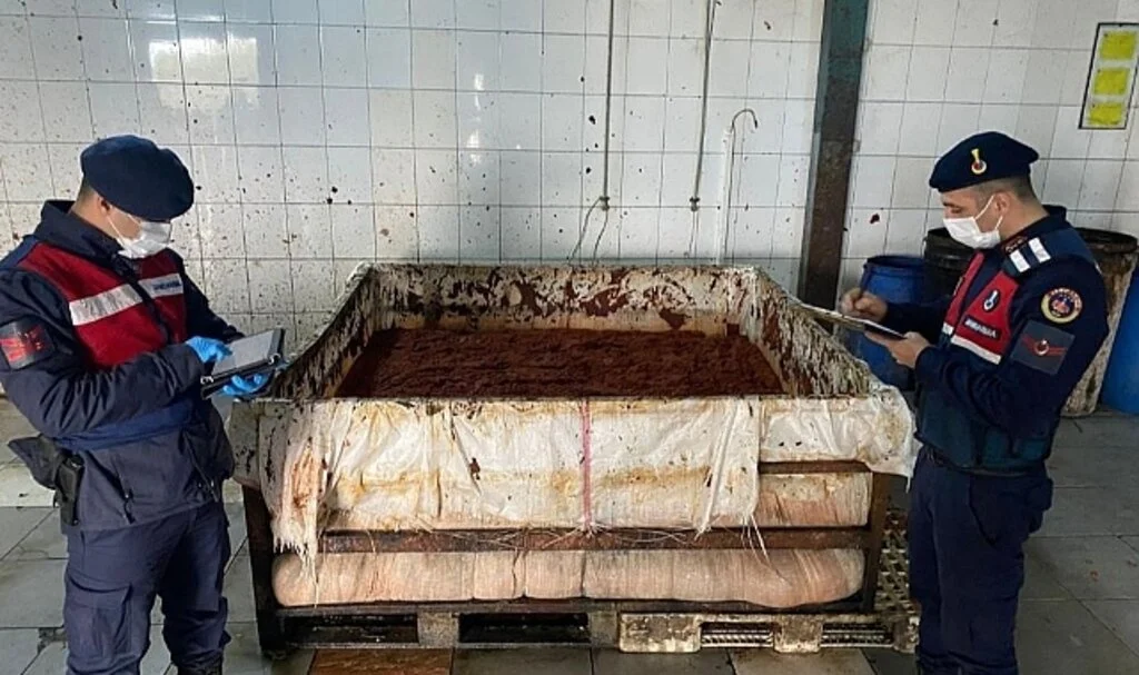 Besi Çiftliğinde Sağlıksız Koşullarda Ürettikleri Salçayı Vatandaşa Yedireceklerdi