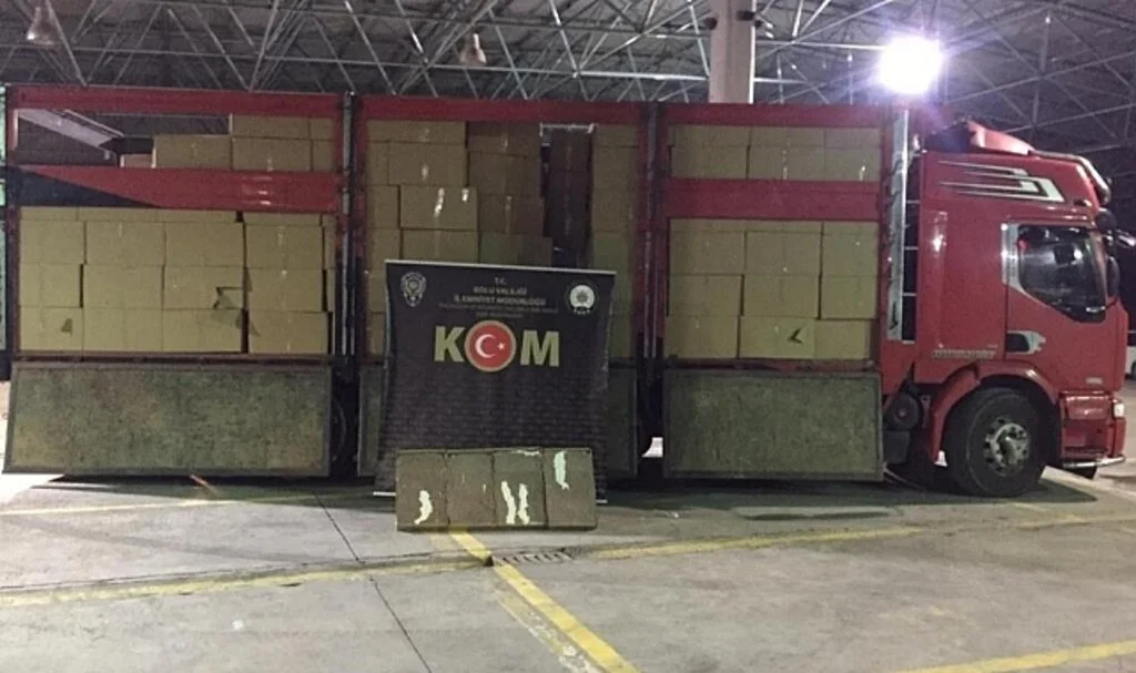 Bolu'da 6 Milyon 232 Bin Kaçak Sigara Ele Geçirildi