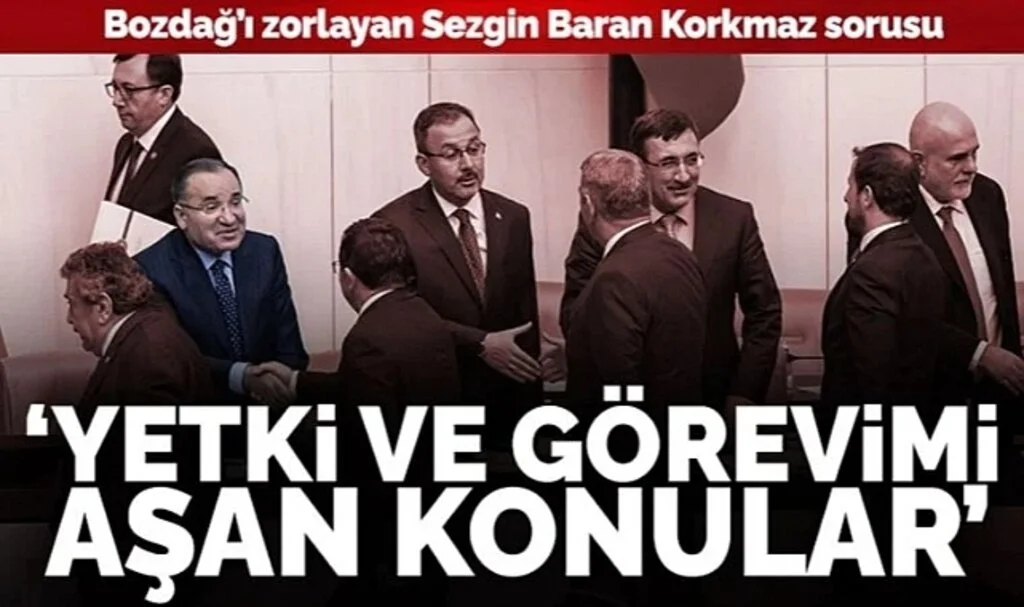 Bozdağ'dan 'Sezgin Baran Korkmaz' sorusuna yanıt: Yetki ve görevimi aşan konular