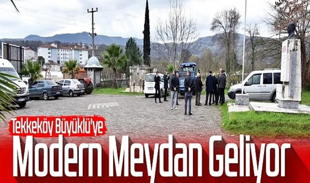 Büyüklü'ye modern meydan