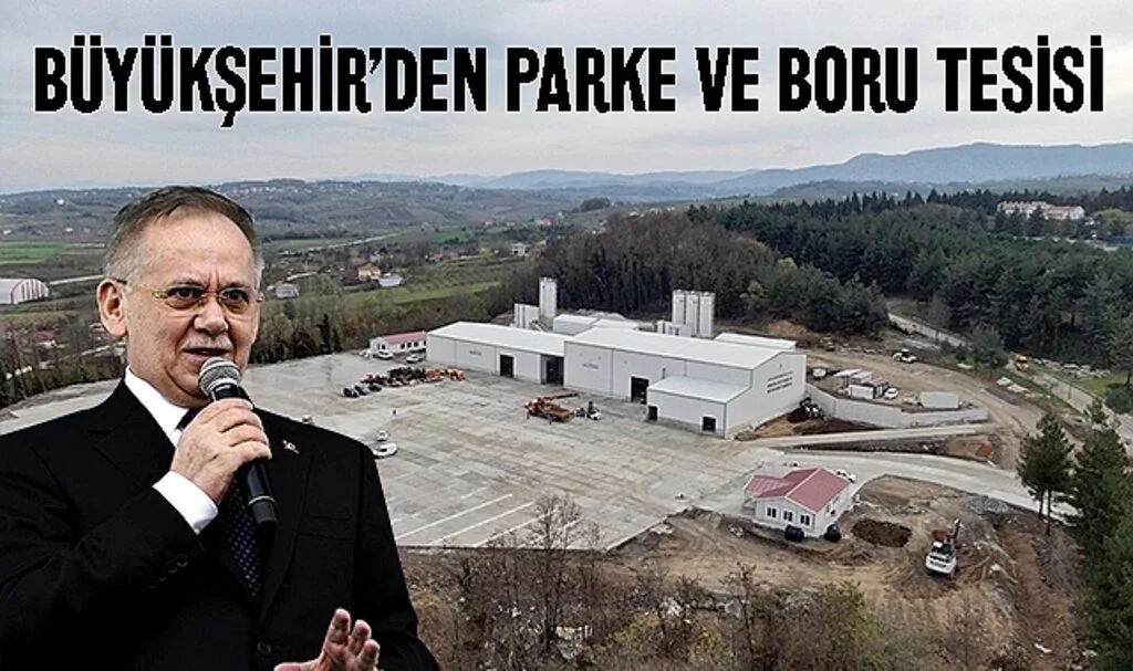 Büyükşehir'den Parke ve Boru Tesisi 