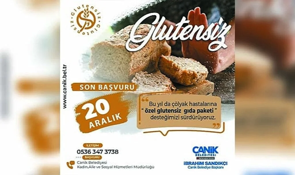 Canik Belediyesi’nden Glütensiz Gıda Desteği