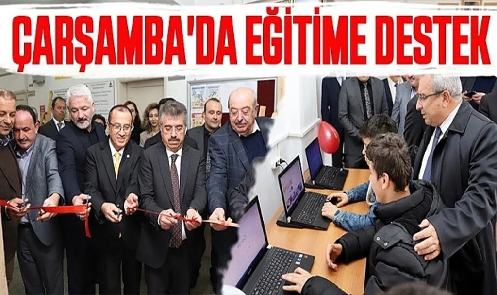ÇARŞAMBA'DA  EĞİTİME DESTEK 