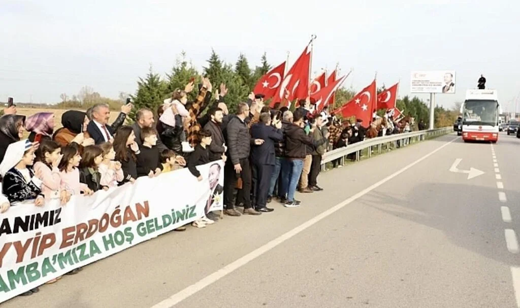 Çarşambalılar, Cumhurbaşkanı Erdoğan’ı Coşkuyla Karşıladı