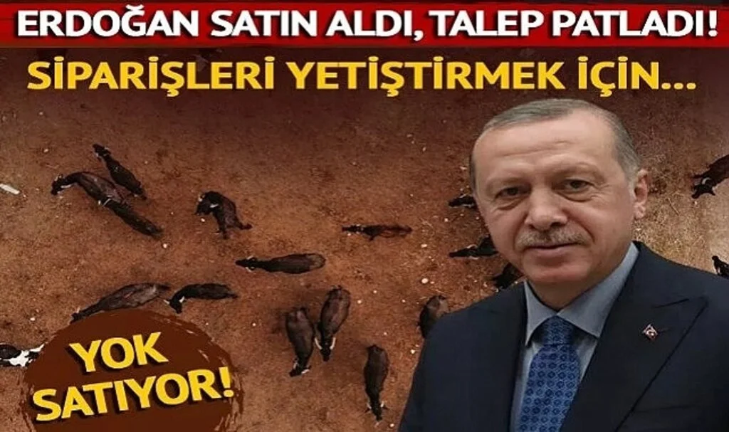 Cumhurbaşkanı Erdoğan açıkladı! Talep yağdı... Siparişler yetişmiyor