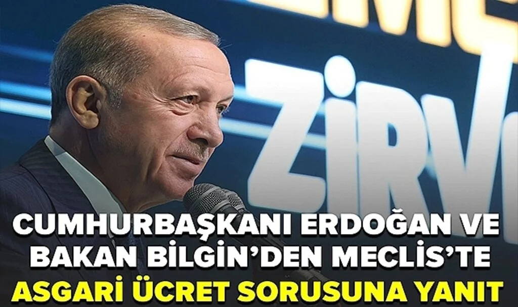Cumhurbaşkanı Erdoğan'dan Asgari Ücret Sorusuna Yanıt