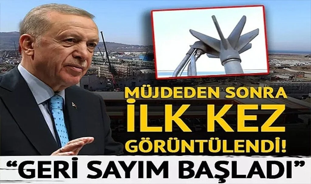 Cumhurbaşkanı Erdoğan'ın duyurduğu müjde sonrası ilk kez görüntülendi! "Geri sayım başladı, en önemli nokta hazır"