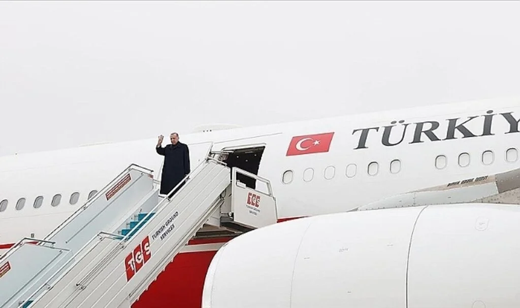 Cumhurbaşkanı Erdoğan, Katar'ın başkenti Doha'ya gitti