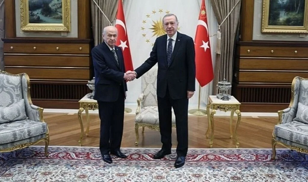 Cumhurbaşkanı Erdoğan, MHP lideri Bahçeli'yi Kabul Etti