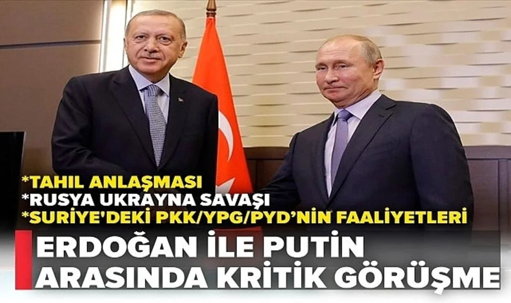 Cumhurbaşkanı Erdoğan, Rusya lideri Putin ile görüştü