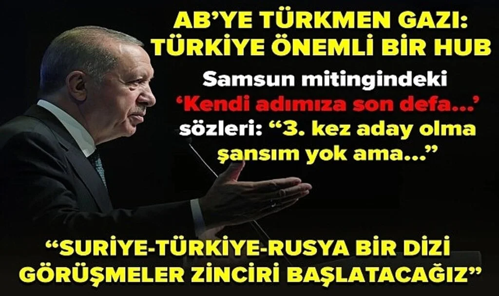 Cumhurbaşkanı Erdoğan: Suriye-Türkiye-Rusya bir dizi görüşmeler zinciri başlatacağız