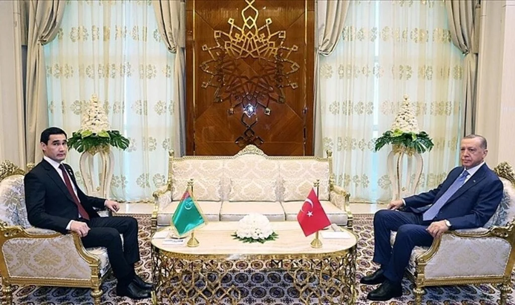 Cumhurbaşkanı Erdoğan, Türkmenistan Devlet Başkanı Berdimuhamedov İle Görüştü