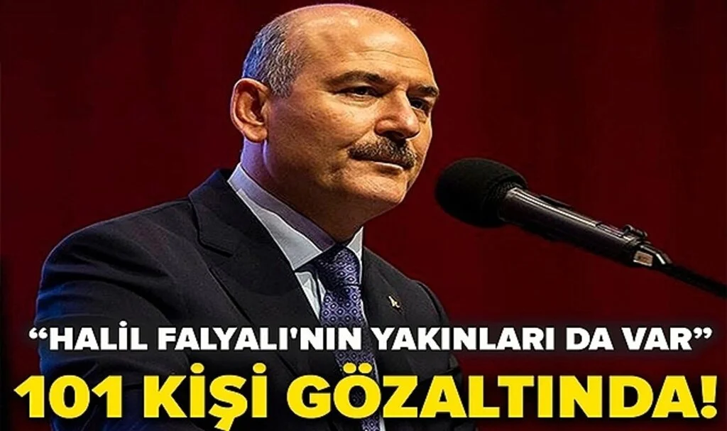 Dikkat Çeken 'Halil Falyalı' Detayı! Bakan Soylu Duyurdu: Çok Sayıda Kişiye Gözaltı