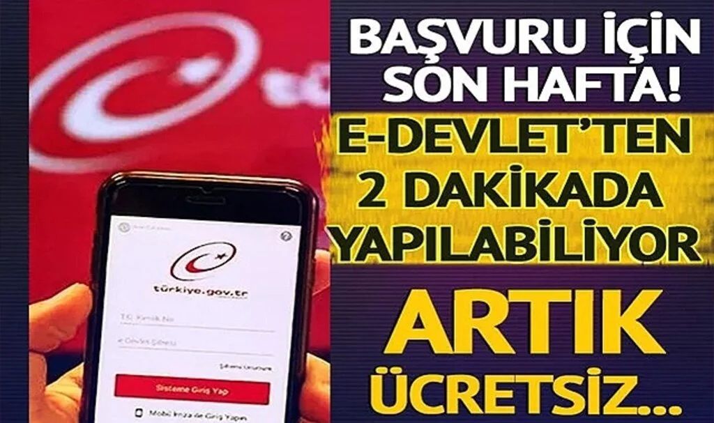 E-devletten 2 dakikada yapılabiliyor! Son uyarı geldi, başvurmayan destekten yararlanamayacak