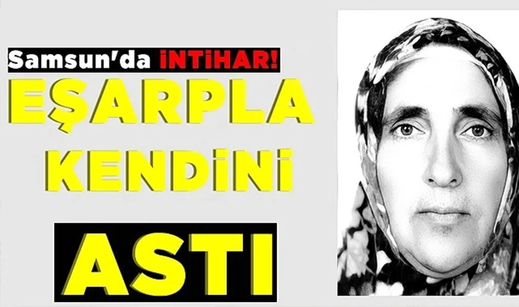 Eşarpla asılı halde bulunan kadın kurtarılamadı