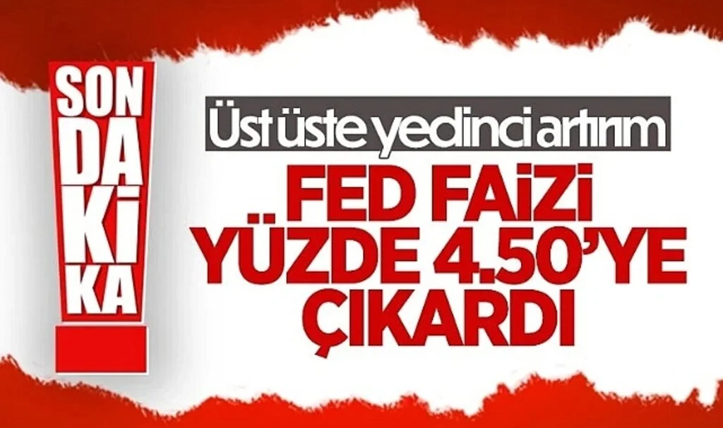 Fed Faizi 50 Baz Puan Artırdı