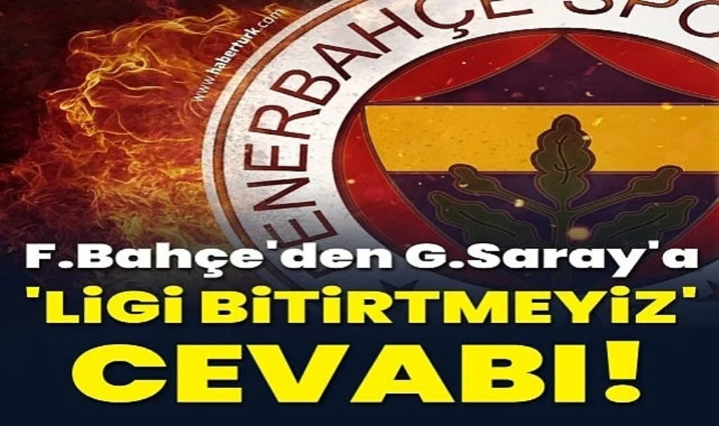 Fenerbahçe yöneticisi Selahattin Baki'den Erden Timur'a 'ligi bitirtmeyiz' cevabı!