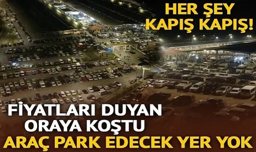 Fiyatları duyunca soluğu akşam pazarında aldılar! Araç park edecek yer yok... Her şey kapış kapış