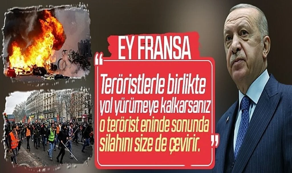Fransa'daki olayların ardından akıllara Cumhurbaşkanı Erdoğan'ın sözleri geldi