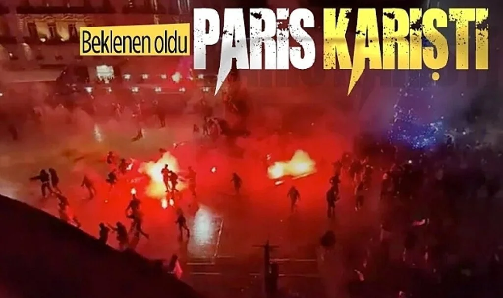 Fransa'nın Fas'ı Yenmesi Sonrası Paris Sokakları Karıştı
