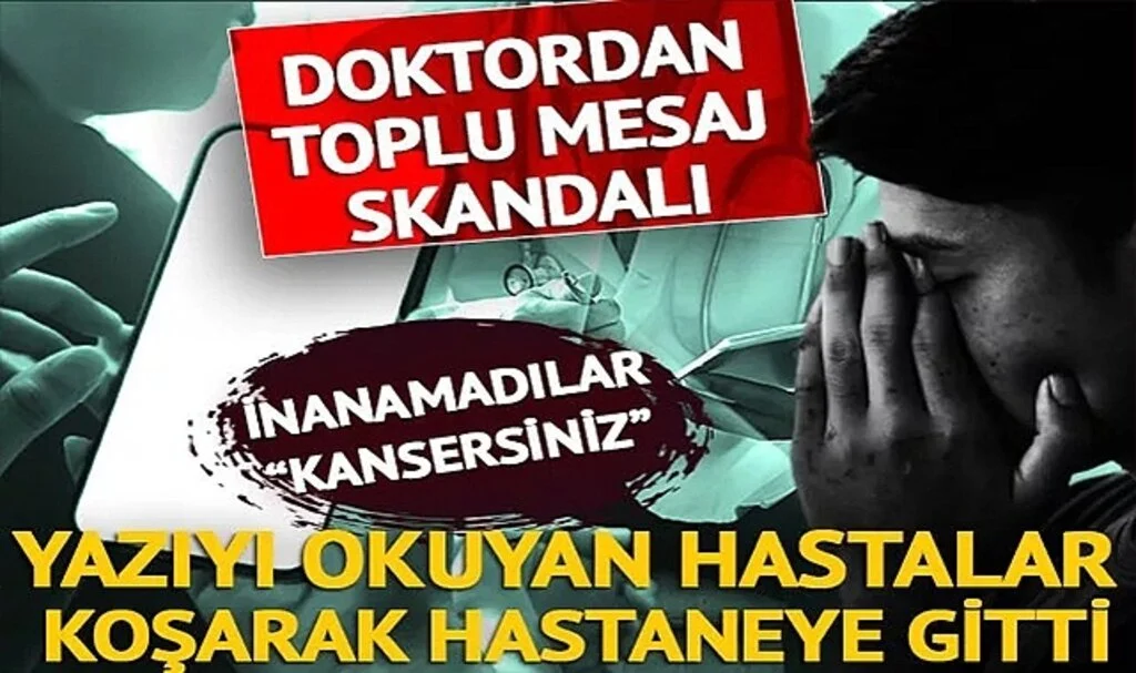 Hastalarının yeni yılını kutlamak istemişti! Doktordan hastalarına toplu mesaj skandalı... “Kansersiniz”