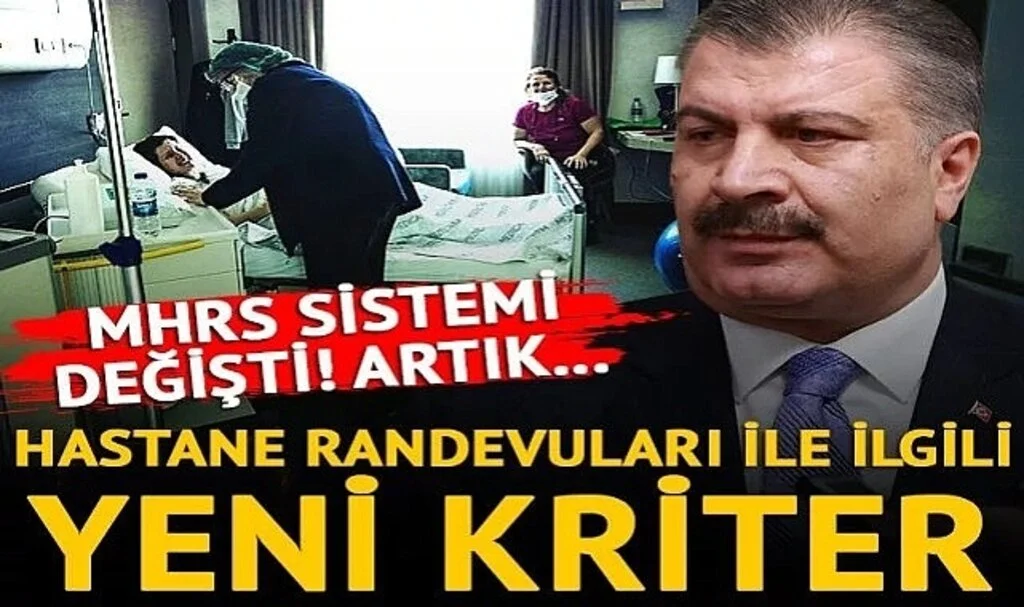 Hastane randevuları ile ilgili yeni uygulama! MHRS sistemi değişti! Sağlık Bakanı Koca detayları anlattı…