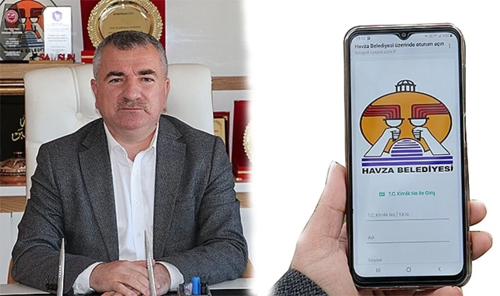 Havza’da Ücretsiz İnternet Dönemi Başladı