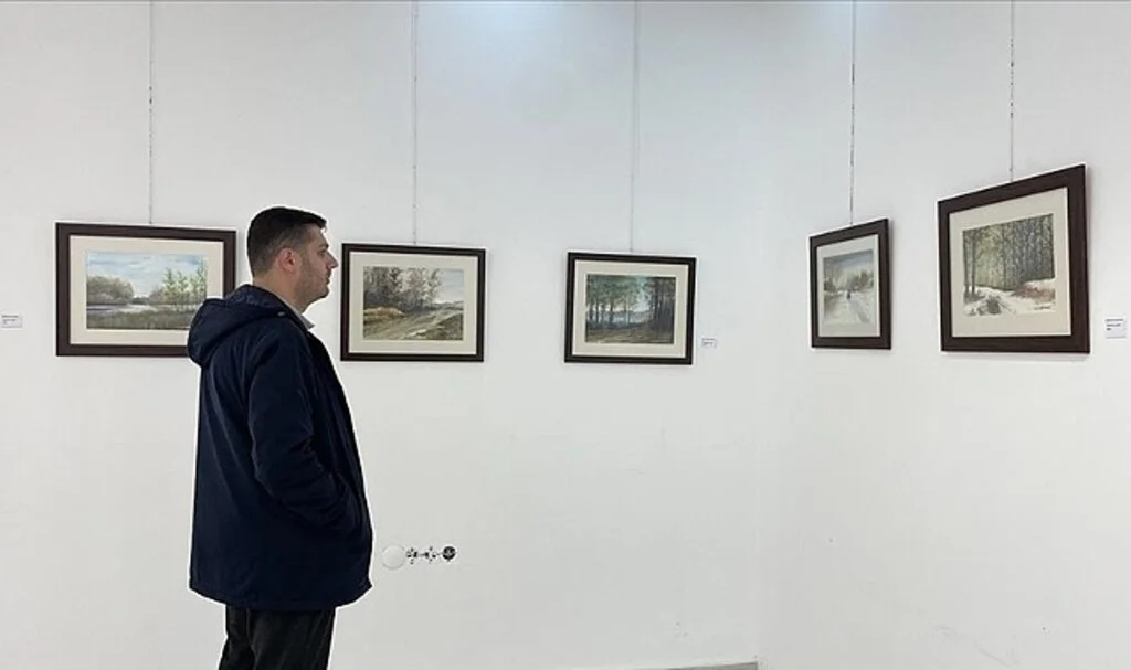 'Hayat Kısa Sanat Sonsuz' Sulu Boya Resim Sergisi Açıldı
