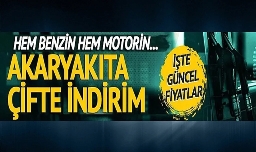 Hem benzin hem motorin! Akaryakıta çifte indirim geliyor (19 Aralık Pazartesi güncel akaryakıt fiyatları)