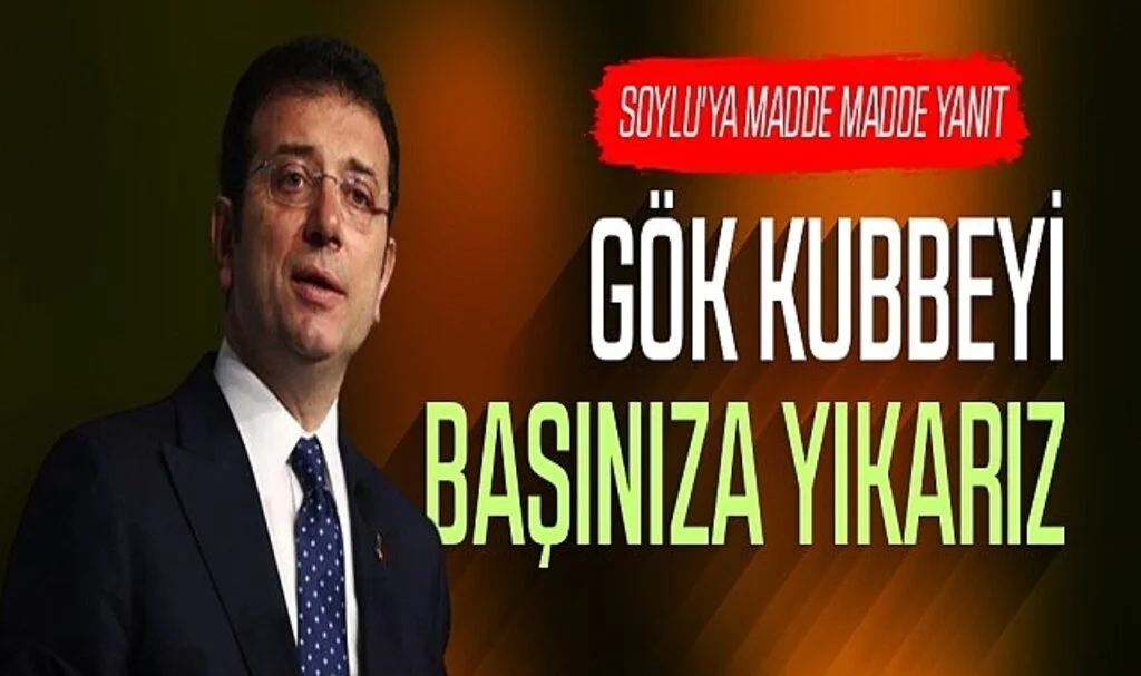 İBB'ye 'terör soruşturması'... İmamoğlu'ndan Soylu'ya yanıt: Şimdiki heyet başkanının sicili bellidir