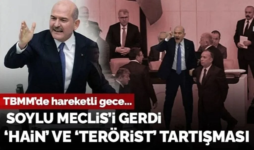 İçişleri Bakanı Süleyman Soylu, Meclis'i gerdi!