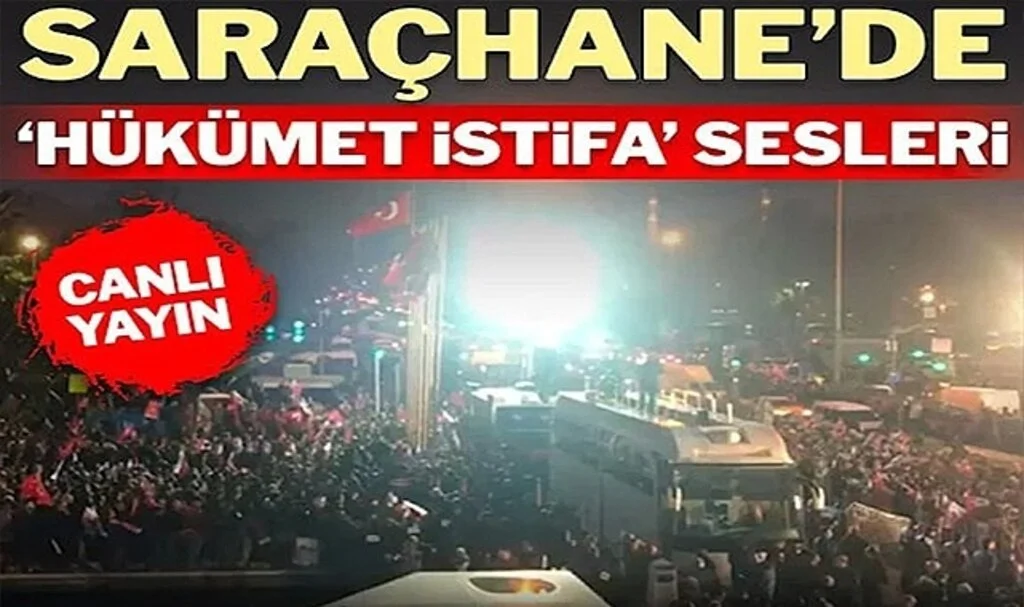 İmamoğlu için siyasi yasak kararı: Saraçhane ‘hükümet istifa’ diye inledi
